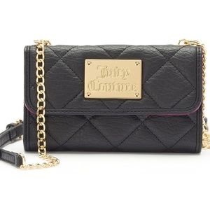 NWT Juicy Couture Quilted Crossbody Bag (BLACK)